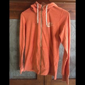 Nike Orange Vintage Heathered Hoodie Sweatshirt